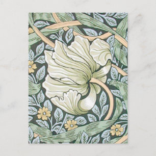 William Morris Pimpernel Tulpen Botanische Kunst Briefkaart