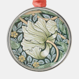 William Morris Pimpernel Tulpen Botanische Kunst Metalen Ornament