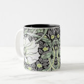 William Morris Pimpernel Tweekleurige Koffiemok (Voorkant links)