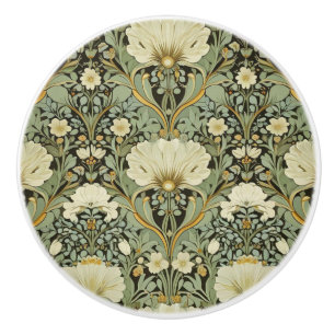 William Morris Pimpernel Vintage Pre-Raphaelite Keramische Knop