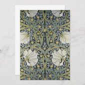William Morris - Pimpernel Wallpaper Design Aankondiging (Voorkant / Achterkant)