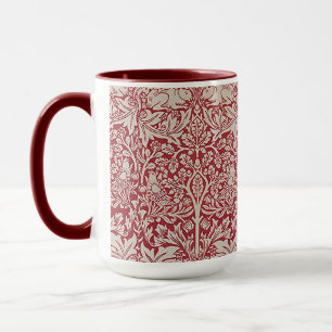 William Morris  Pink Brother Rabbit Birds Mok