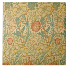  William Morris Pink en Roos Tegeltje