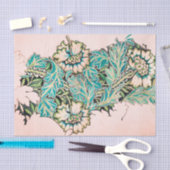 William Morris PINK FLORAL Tissue Paper Tissuepapier (Craft)
