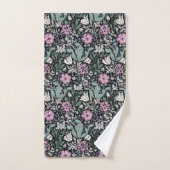William Morris Pink Poppy Botanical Victorian  Bad Handdoek (Handdoek)
