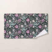 William Morris Pink Poppy Botanical Victorian  Bad Handdoek (Handdoek)