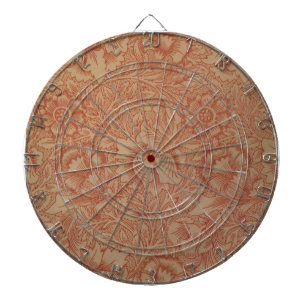 William Morris Pink Poppy Flower Floral Dartbord