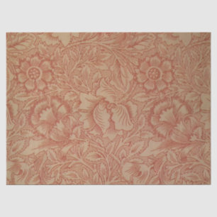 William Morris Pink Poppy Flower Floral Tissuepapier