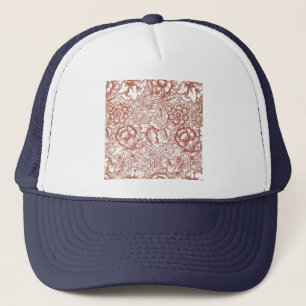 William Morris Pink Poppy Flower Floral Trucker Pet