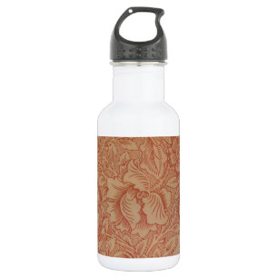 William Morris Pink Poppy Flower Floral Waterfles