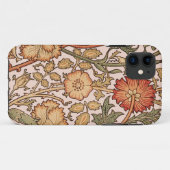 William Morris Pink Rose Bloem Behang Patroon Case-Mate iPhone Case (Achterkant (horizontaal))