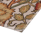 William Morris Pink Rose Bloem Behang Patroon Snijplank (Hoek)