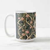 William Morris Pink Roses Trellis Home Sweet Home Koffiemok (Links)
