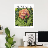 William Morris  Pink Wildflower Poster (Thuiskantoor)
