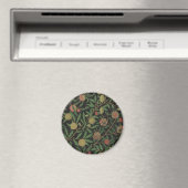 William Morris Pomegranate Black Fruit Magneet (Insitu (Vaatwasser))