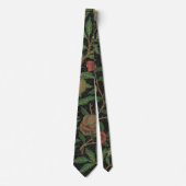 William Morris Pomegranate Black Fruit Stropdas (Voorkant)