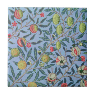 WILLIAM MORRIS " POMEGRANATE " - CERAMISCHE TIL IN TEGELTJE