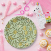 William Morris Pomegranate Fruit Design Papieren Bordje (Feest)