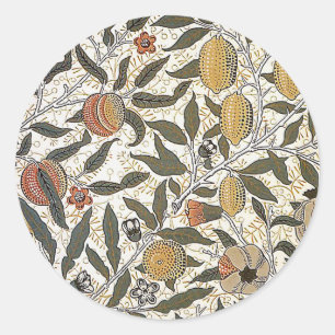  William Morris Pomegranate Ronde Sticker