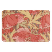 William Morris Poppies Floral Art Nouveau Pattern Magneet (Horizontaal)