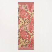 William Morris Poppies Floral Art Nouveau Pattern Yogamat (Voorkant)
