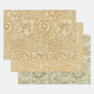 William Morris Poppy Floral Wallpaper Inpakpapier Vel