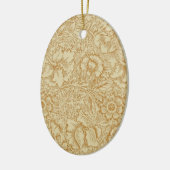 William Morris Poppy Floral Wallpaper Keramisch Ornament (Links)