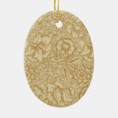 William Morris Poppy Floral Wallpaper Keramisch Ornament (Achterkant)