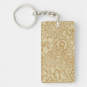 William Morris Poppy Floral Wallpaper Sleutelhanger (Voorkant)