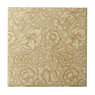 William Morris Poppy Floral Wallpaper Tegeltje