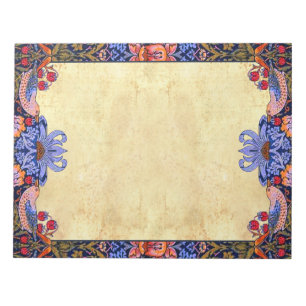 William Morris Pre-Raphaelite 11X8.5 in Blocnote