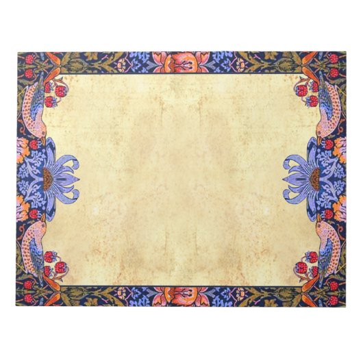 William Morris Pre-Raphaelite 11X8.5 in Notitieblo Notitieblok (Voorkant)