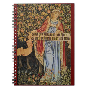 William Morris Pre-Raphaelite-laptop Notitieboek