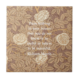 William Morris Quotation Tegeltje