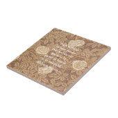 William Morris Quotation Tegeltje (Zijkant)