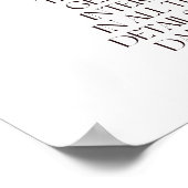 William Morris Quote Zwart-wit Art Print (Hoek)