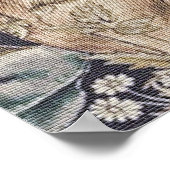 William Morris Rabbit, Peacock en Fox Poster (Hoek)