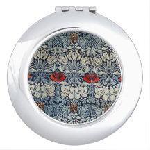 William Morris  Red Flowers Bloemmotief