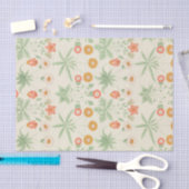 William Morris  Retro Bloemenpatroon Tissuepapier (Craft)
