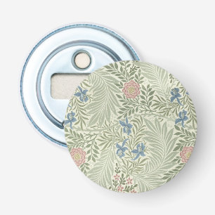 William Morris Ridderspoor Bloemig Behang Button Flesopener