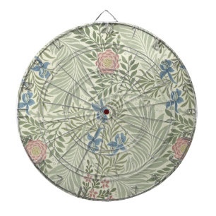 William Morris Ridderspoor Bloemig Behang Dartbord