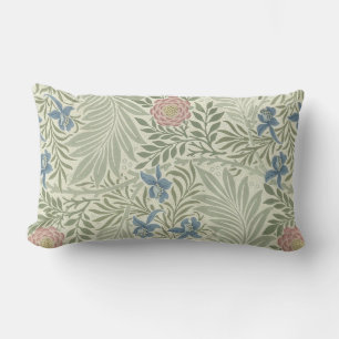 William Morris Ridderspoor Bloemig Behang Kussen