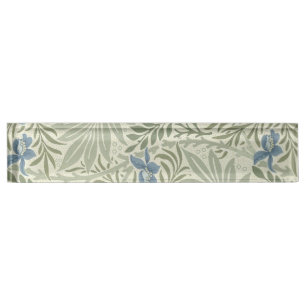 William Morris Ridderspoor Bloemig Behang Naambordje