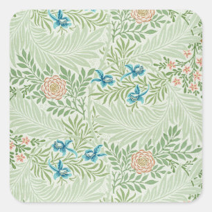 William Morris Ridderspoor Vierkante Sticker
