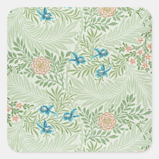 William Morris Ridderspoor Vierkante Sticker