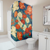 William Morris Rideau De Douche Inspiré (En situation)