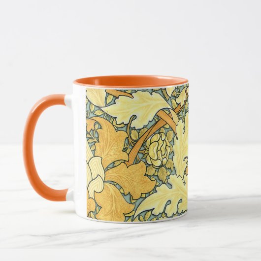 William Morris rijk bloempatroon Mok (Links)