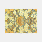 William Morris rijk  patroon Fleece Deken (Voorkant (Horizontaal))