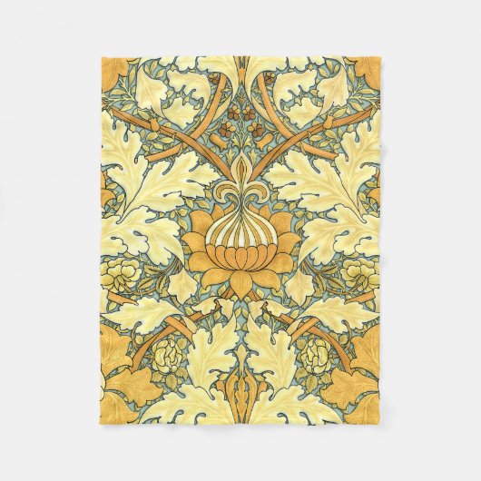 William Morris rijk  patroon Fleece Deken (Voorkant)