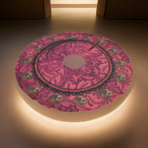 William * Morris Ronde Kerstman Bourgondië Kerstboom Rok